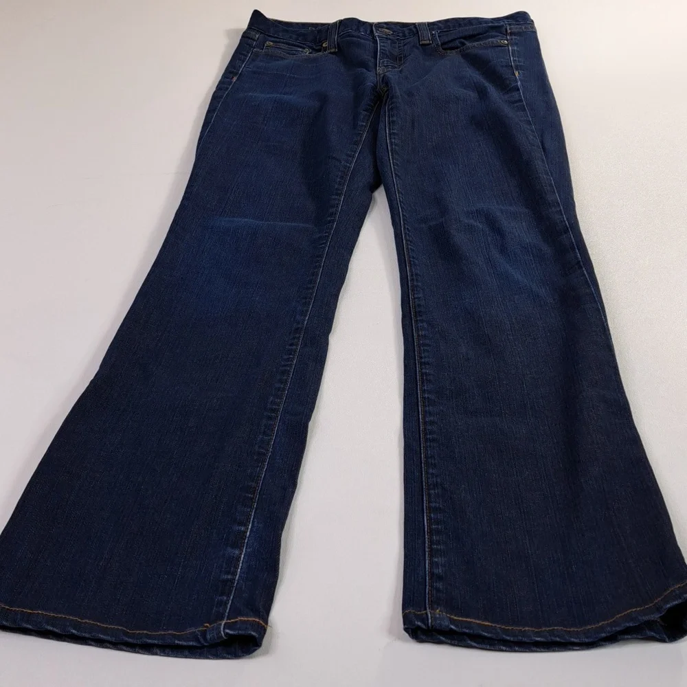 J. Crew Low Rise  Bootcut Blue Jeans Size 26R - Picture 10 of 16